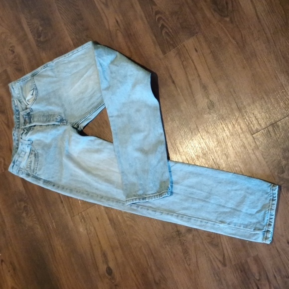 J. Galt Blue Light Wash High Waisted Straight Leg Jeans A42 - Picture 1 of 6